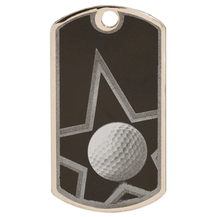 Star Dog Tags Series - Golf