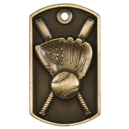 3d Dog Tags Series - Baseball