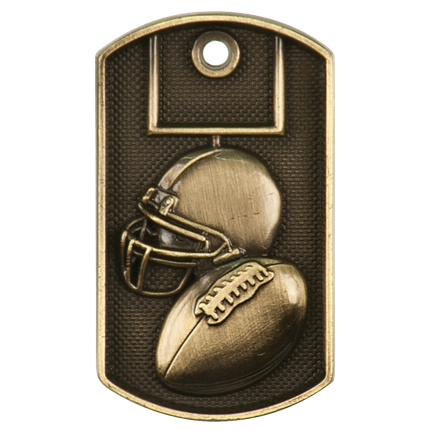 3d Dog Tags Series - Football