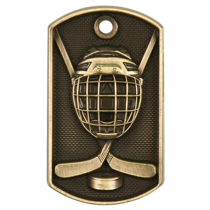 3d Dog Tags Series - Hockey