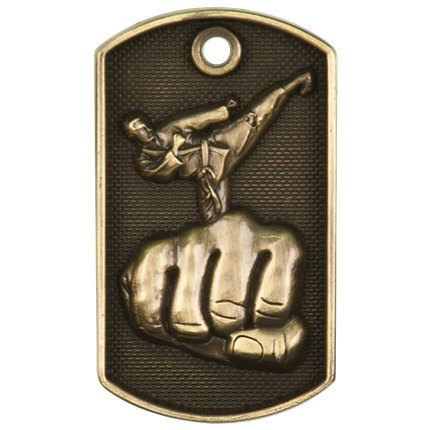 3d Dog Tags Series - Karate