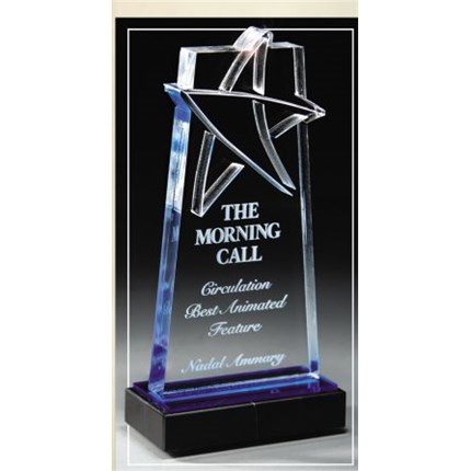 Laser Blue Star Accent Recognition Award