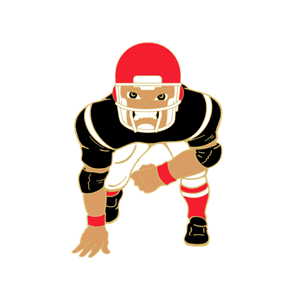 Football Bobblehead Pin Series