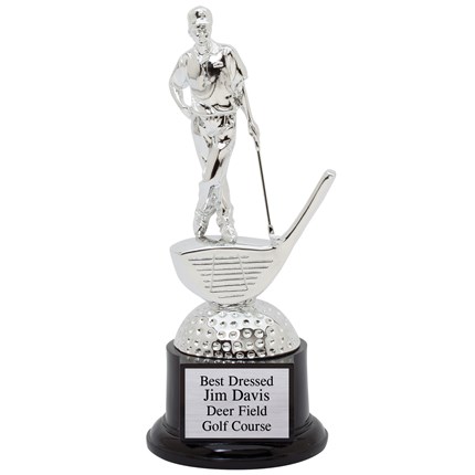 Golf Trophy Resin - Male Figure