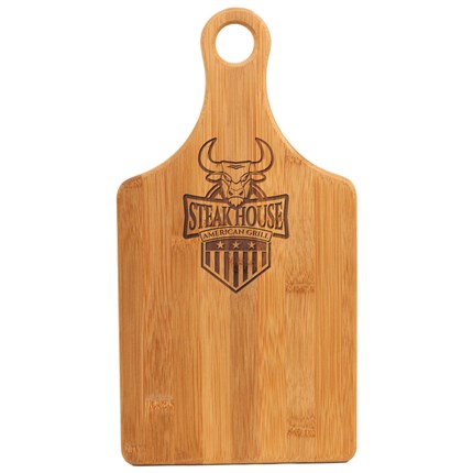 Bamboo paddle cutting board