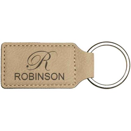 LASERABLE LEATHERETTE ITEMS - KEYCHAIN