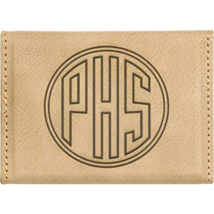 LASERABLE LEATHERETTE ITEMS - CARD CASE