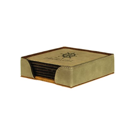 LASERABLE LEATHERETTE ITEMS - COASTER