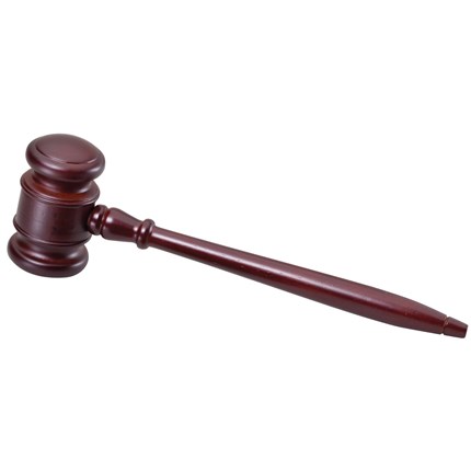 GAVEL & SOUND BLOCK - ROSEWOOD