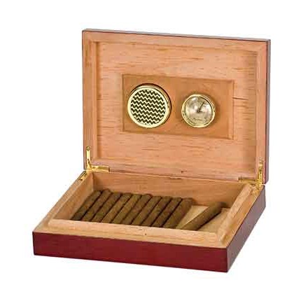 ROSEWOOD PIANO FINISH HUMIDOR - CIGAR BOX
