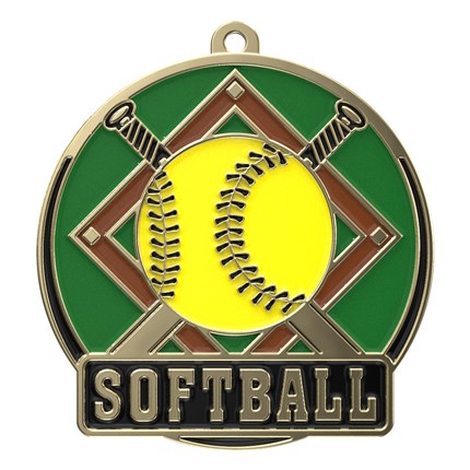 High Tech Softball Medal