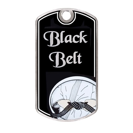 LASER ENGRAVED BLACK BEAUTY DOG TAG - MARTIAL ARTS