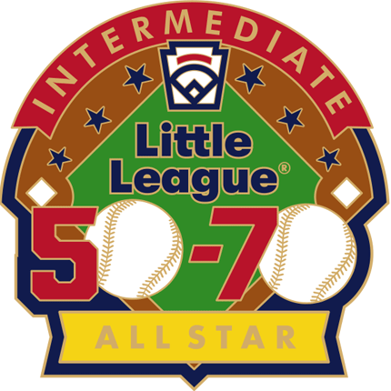 50/70 Intermediate Baseball Pin Series - All Star - New Logo