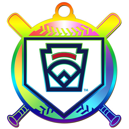 Little League Softball Medal - Diamond - Aurora