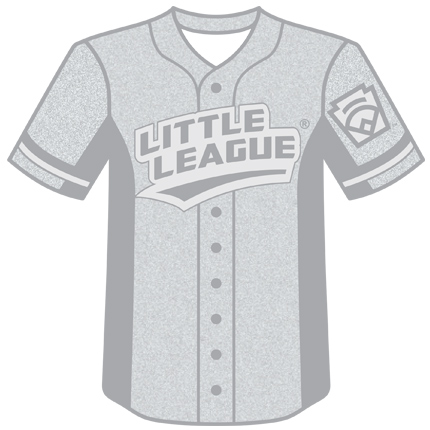 Little League Pin Jersey Medal Silver