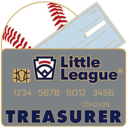 Little League Treasurer Pin