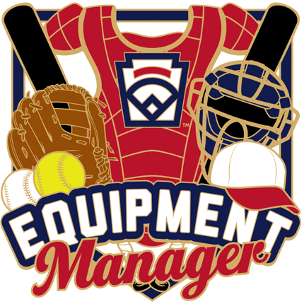 Little League Equipment Manager Pin