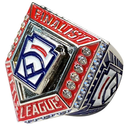 2024 Little league Finalist Ring Blue and Red