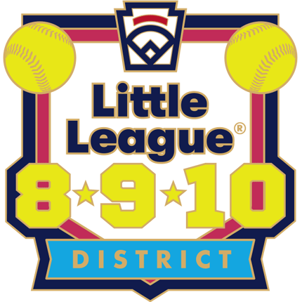 8-9-10 Year Old Softball Pin Series - District - New Logo