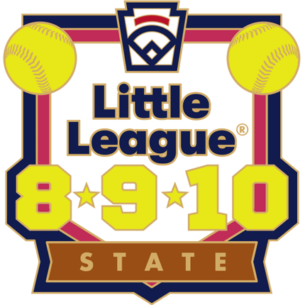 8-9-10 Year Old Softball Pin Series - State - New Logo