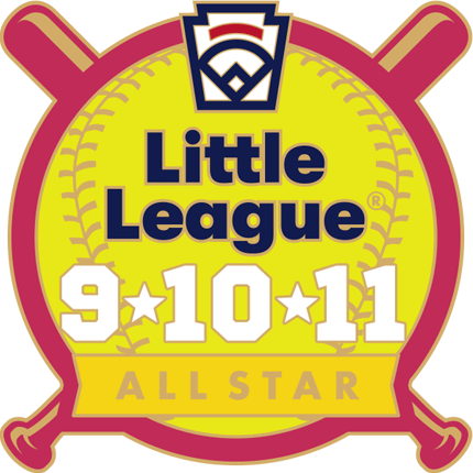 9-10-11 Year Old Softball Pin Series - All Star - New Logo