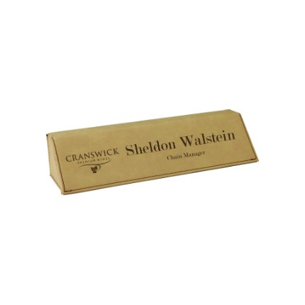 LASERABLE LEATHERETTE ITEMS - DESK WEDGE