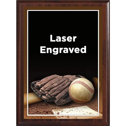 Laser Plaque Series - Baseball
