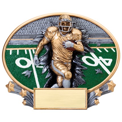 XPLOSION OVAL RESIN SERIES - FOOTBALL