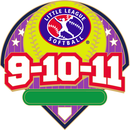 9-10-11 Year Old Softball Pin Series - All Purpose