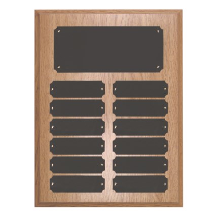 Oak Finish Plaque Series -  Perpetual