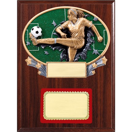 Resin Plaque Series - Soccer, F