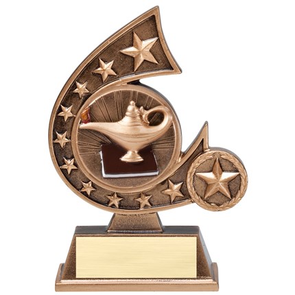 57204GS Star Blast Resin Math Trophy