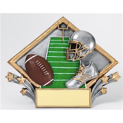 DIAMOND PLATE RESIN SERIES - FOOTBALL