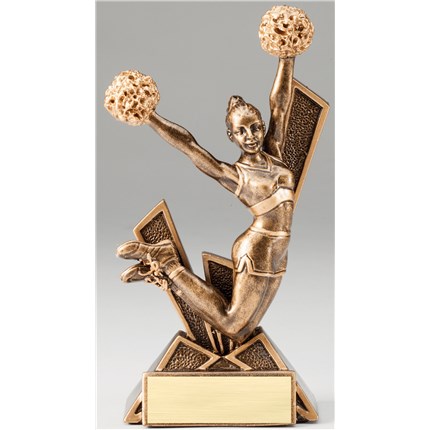 BRONZE CHECKMATE RESIN SERIES - CHEERLEADER