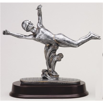 ANTIQUE ACTION RESIN SERIES - SWIMMING, F
