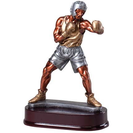 MULTI-COLOR STATUETTE RESIN SERIES - BOXING