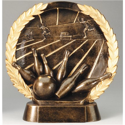 HIGH-RELIEF FIGURE RESIN SERIES - BOWLING