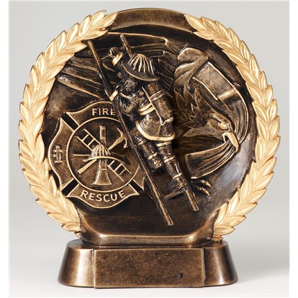 HIGH-RELIEF FIGURE RESIN SERIES - FIRE DEPT.