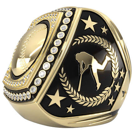 Epic Ring Little League - Clear Gems - Gold