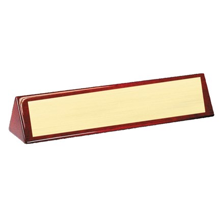 DESK PLATE - ROSEWOOD