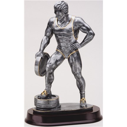 ANTIQUE ACTION RESIN SERIES - WEIGHTLIFTING, M