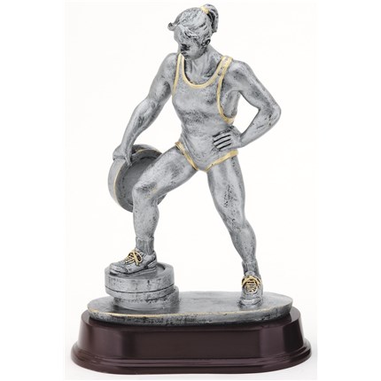 ANTIQUE ACTION RESIN SERIES - WEIGHTLIFTING, F