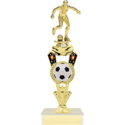 Spinning Ball Soccer Trophy