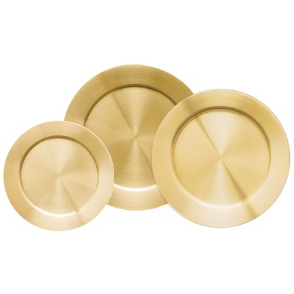 SOLID SATIN BRASS TRAY
