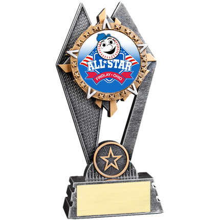 Sun Ray Resin Series - 2 INCH INSERT - BASEBALL