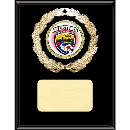 Mylar Plaque - Custom Logo - Football