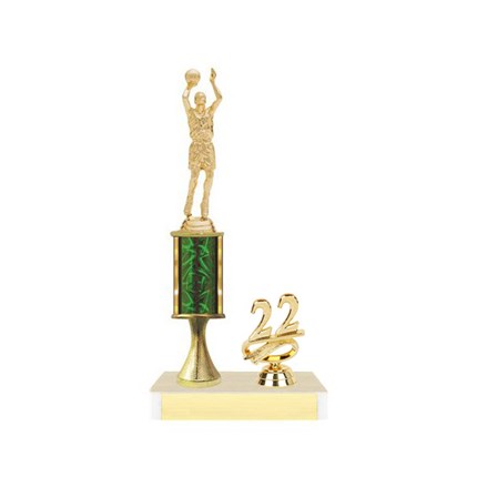 Basketball Trophy with Riser and Year