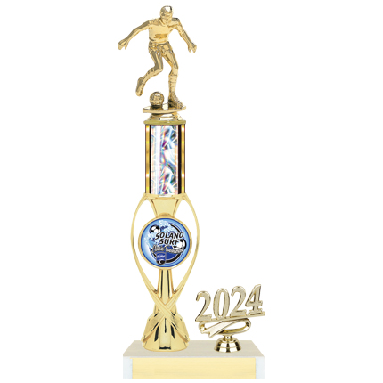 Wilson Series Soccer Trophy with Insert and Year