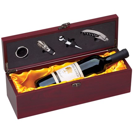 WINE AND ACCESSORIES PRESENTATION SET - ROSEWOOD