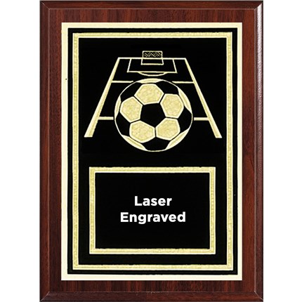 Soccer Plaque - Laser Series